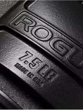 Rogue 7.5 LB Weight Plate - Black